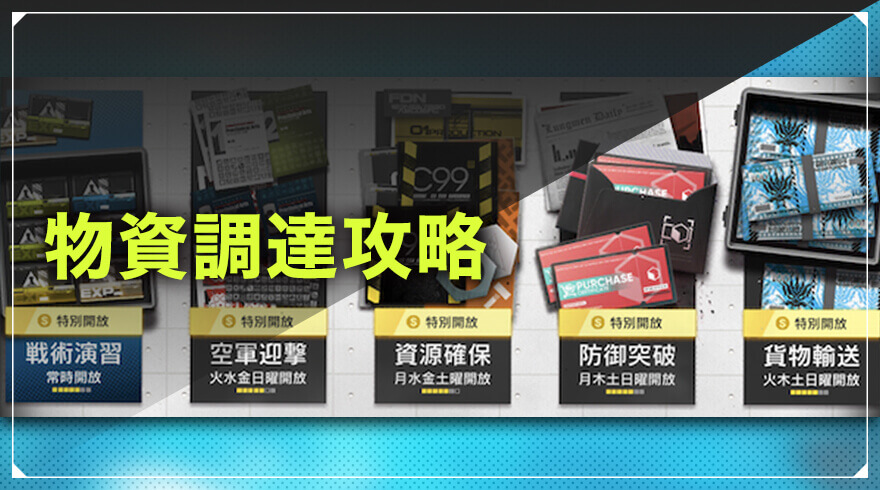 物資調達攻略