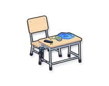 アビドス教室の覆面が置かれた机
