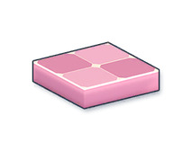 バレンタインのピンク床