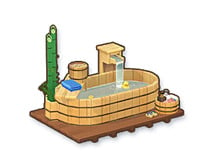 檜の浴槽