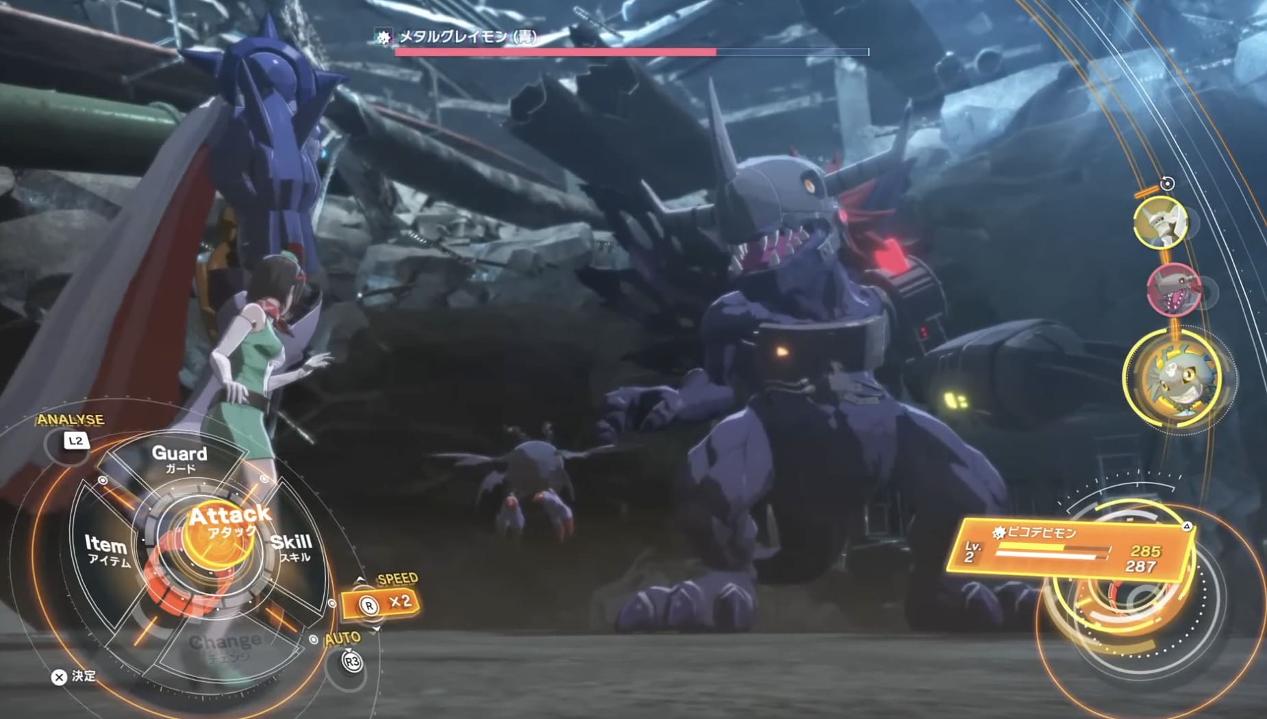 デジモンタイムストレンジャー チャート2