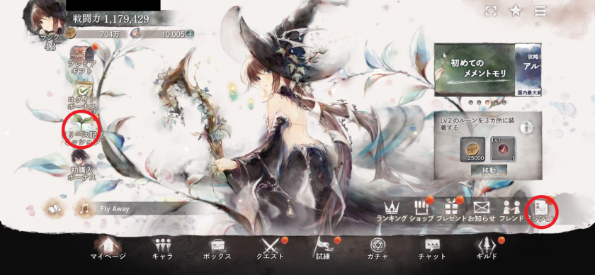 毎日やるべきこと ミッションの消化