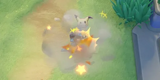 ミミッキュ じゃれつく