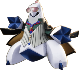 ジュラルドンのホロウェア ダークスーツスタイル