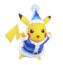 ピカチュウのホロウェア ホリデースタイル ブルー