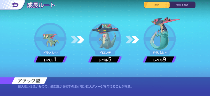 ドラパルト 成長ルート