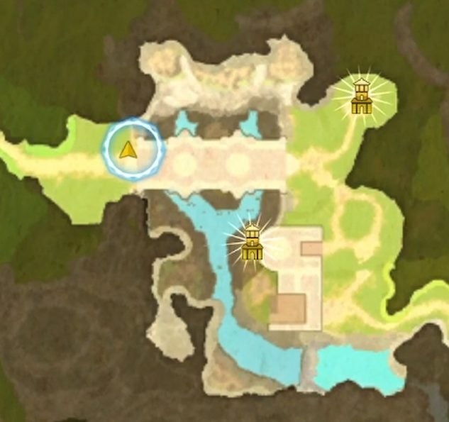 魔石結晶の鉱山の特別な力１地図