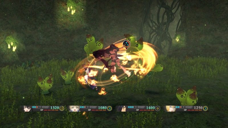 テイルズオブベルセリア 戦闘画面