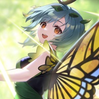 神に近づく蝶の妖精