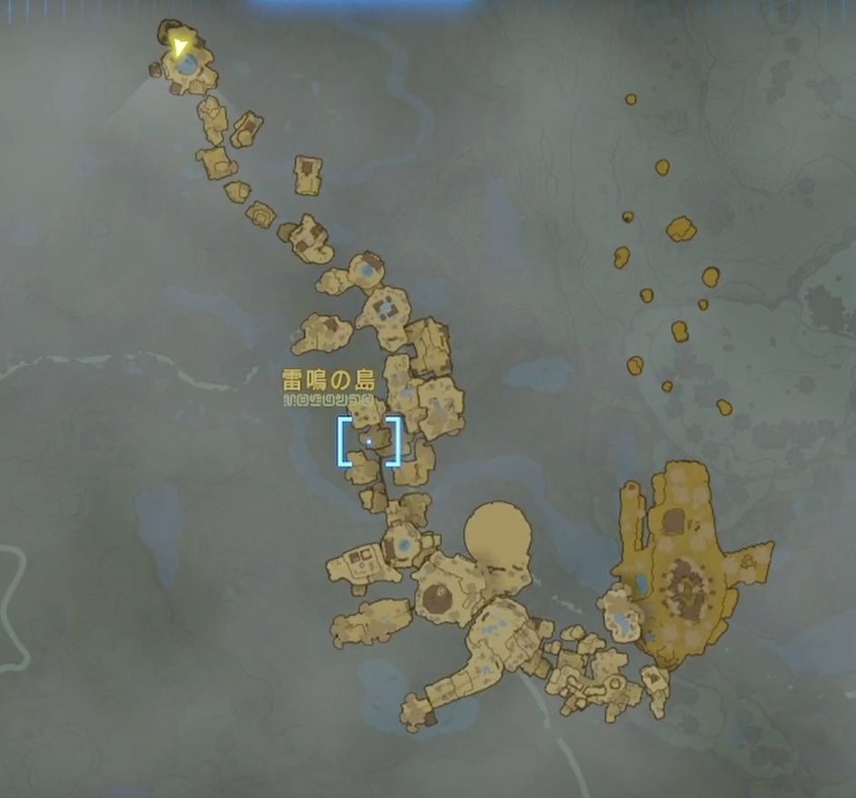 雷鳴の島全体図